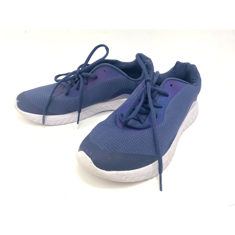 Athletic Womens Blue Tennis Shoes Size 8 Memory Foam Non Marking Lightweight